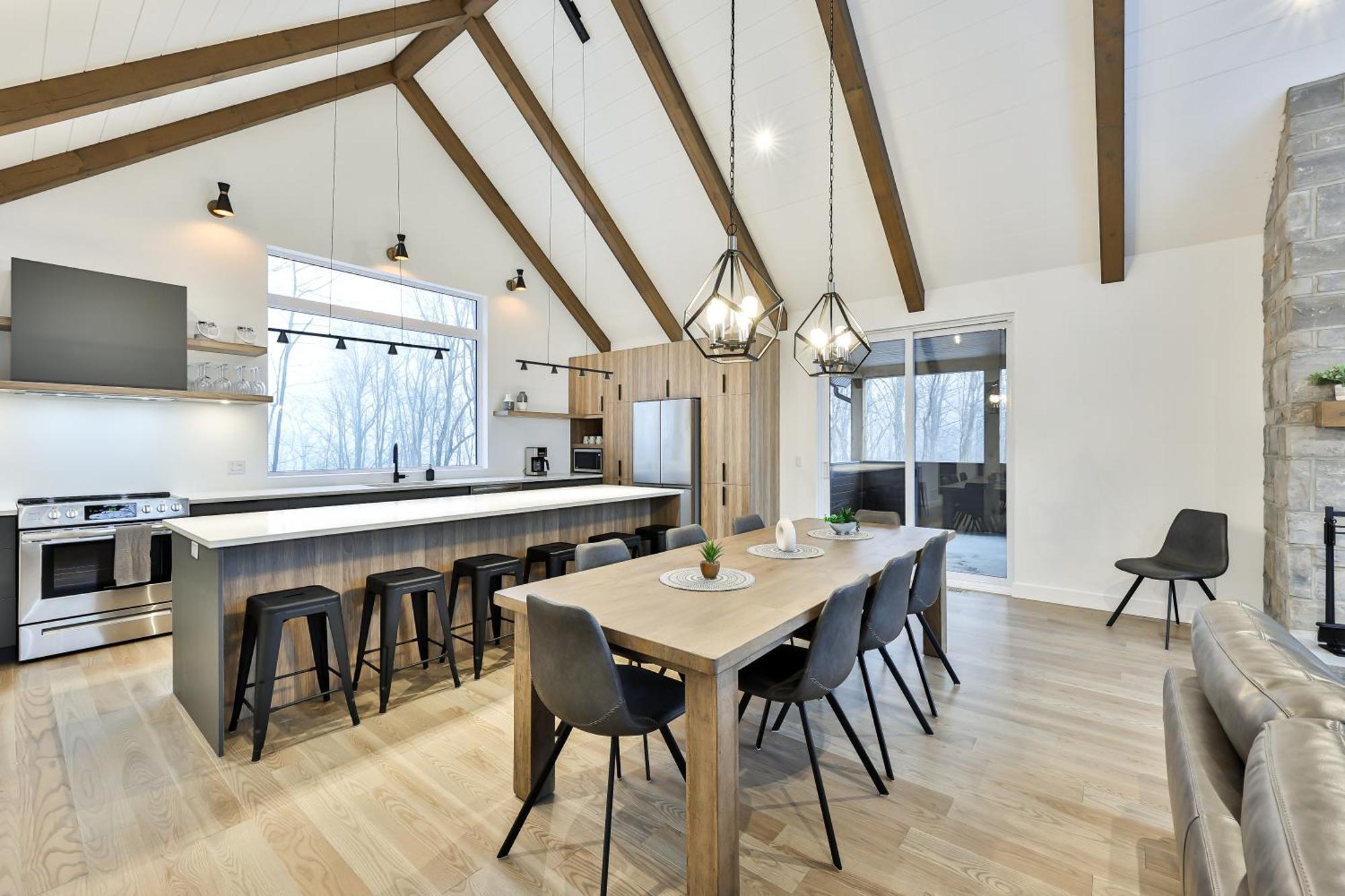 The Chic Shack - Golf, Ski, Spa Saint-Faustin Esterno foto