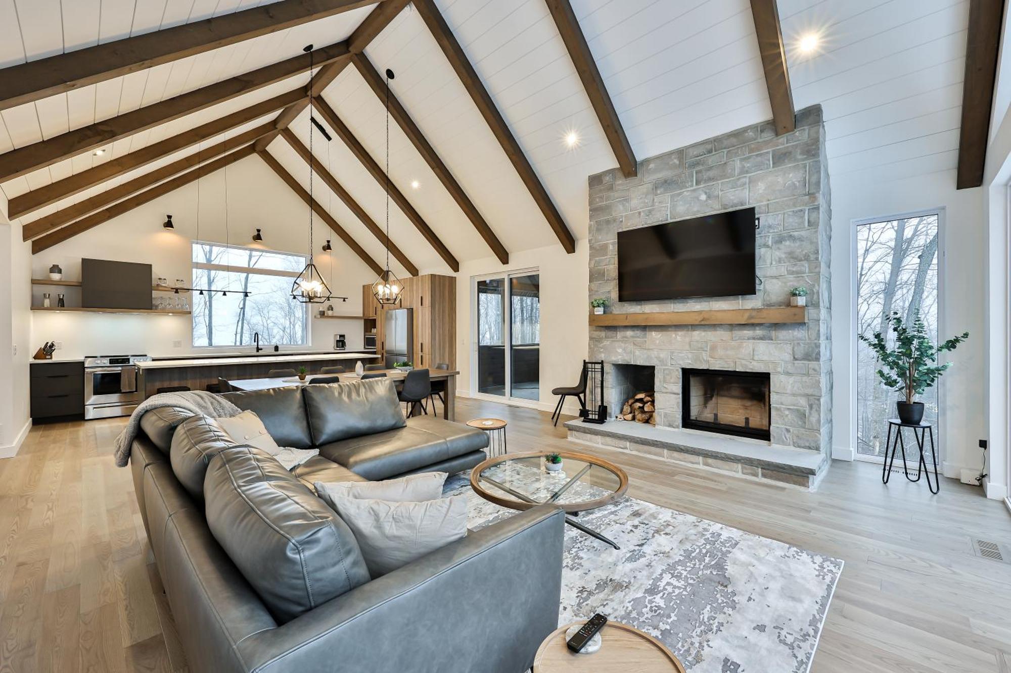 The Chic Shack - Golf, Ski, Spa Saint-Faustin Esterno foto